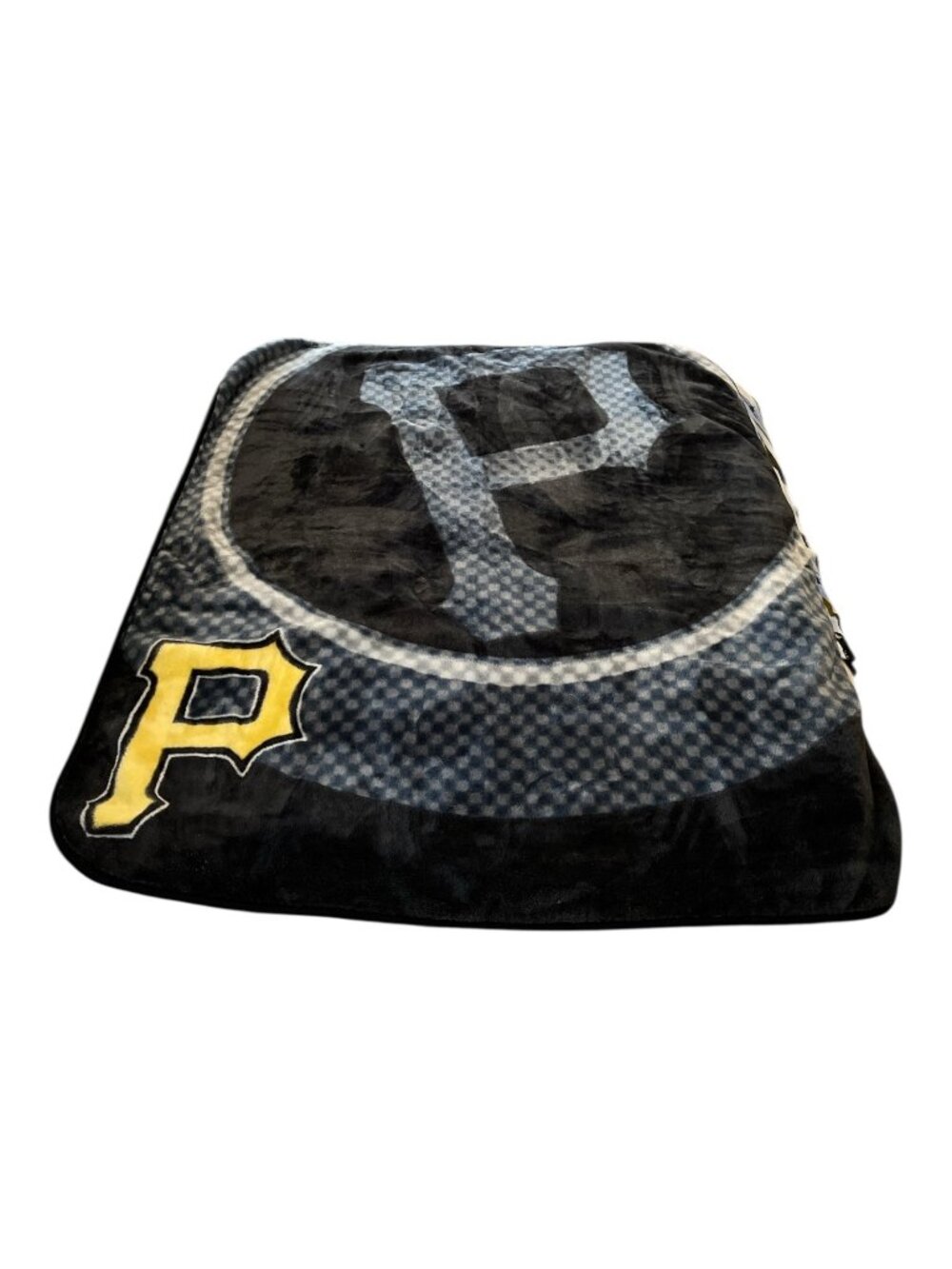 Pittsburgh Pirates Throw Blanket 50x60 Plush Fleece MLB Baseball Black Gold Nort